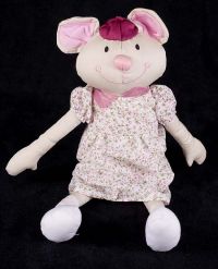 Bawi Mouse Girl Doll Plush Lovey